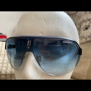 Carrera blue tinted sunglasses with UV protection